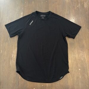 Legends Enzo Tee Shirt Men's Medium Black Athletic Fit Performance Gym T-Shirt